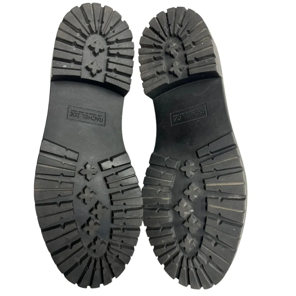 Rachel Zoe Women's Mila Lug Sole Gold Bit Loafers Size 8.5 Classic Office Trendy - Image 6