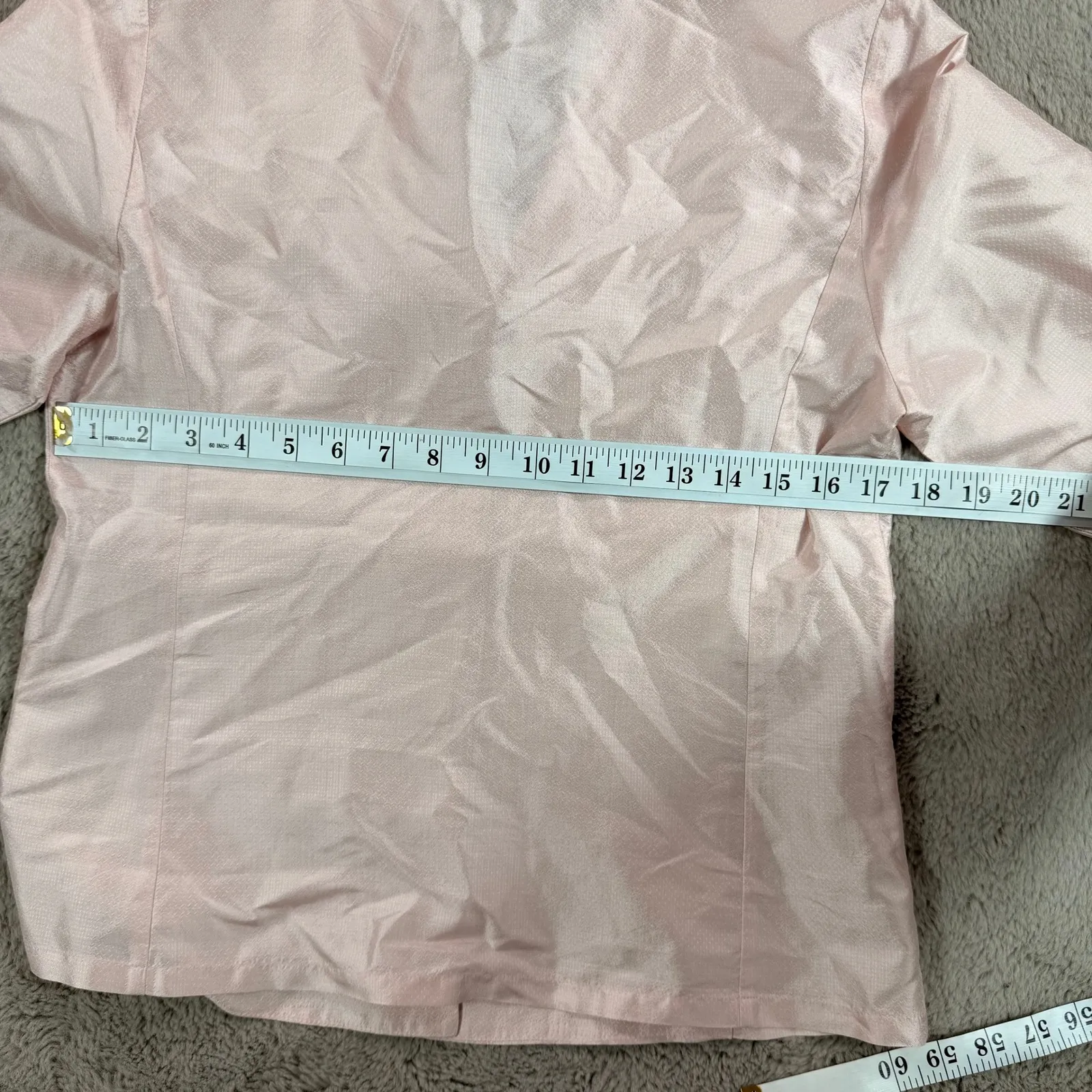 Eileen Fisher Silk Blazer Jacket Women XS Pink Business Career Minimalist Luxury - Image 2