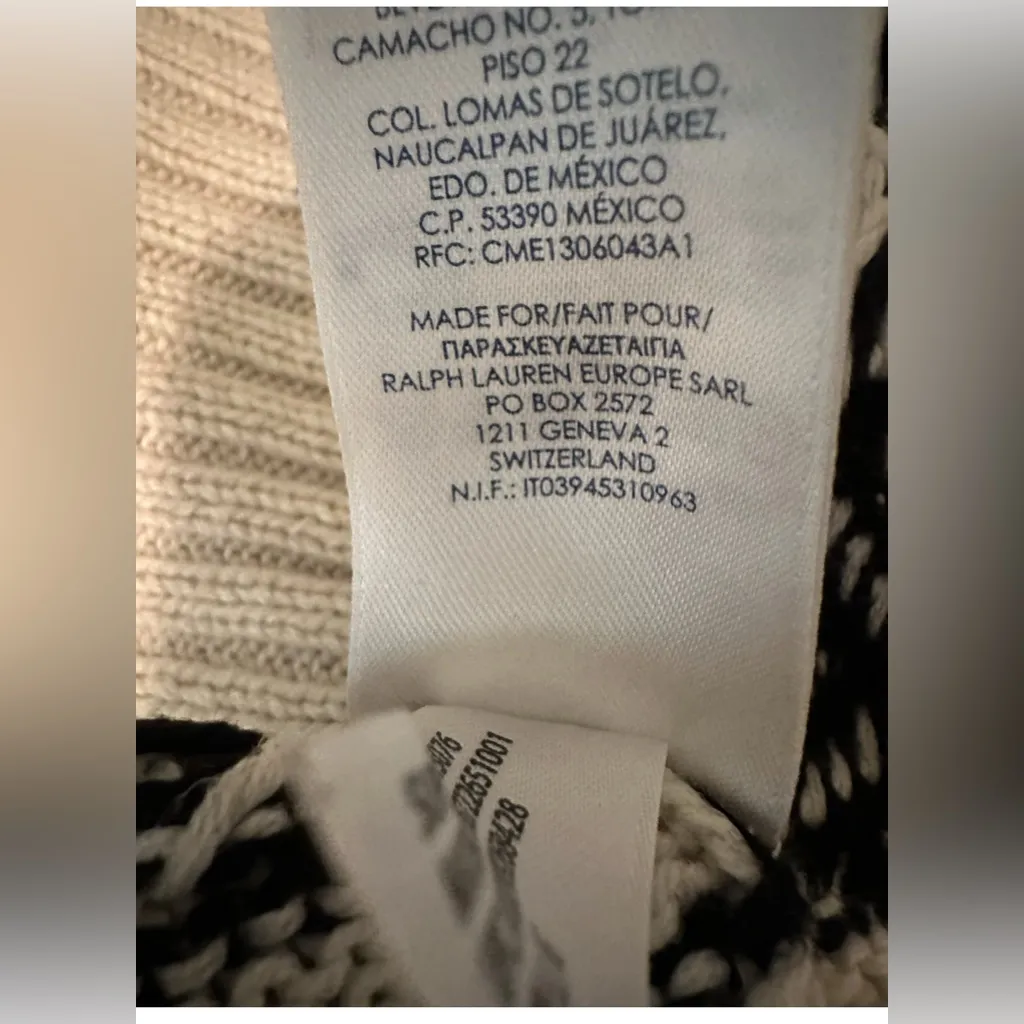 CHAPS by Ralph Lauren sweater Size L Black Size L - Image 10