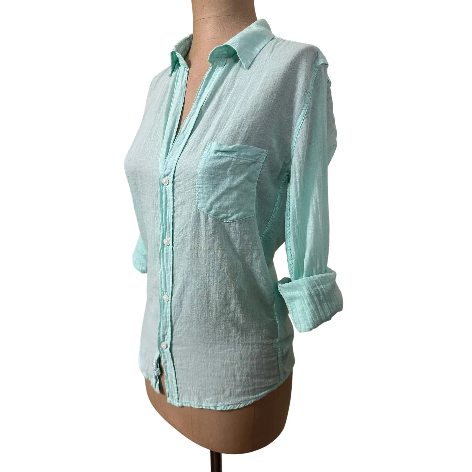 Frank & Eileen Barry Cotton Blouse - Image 6