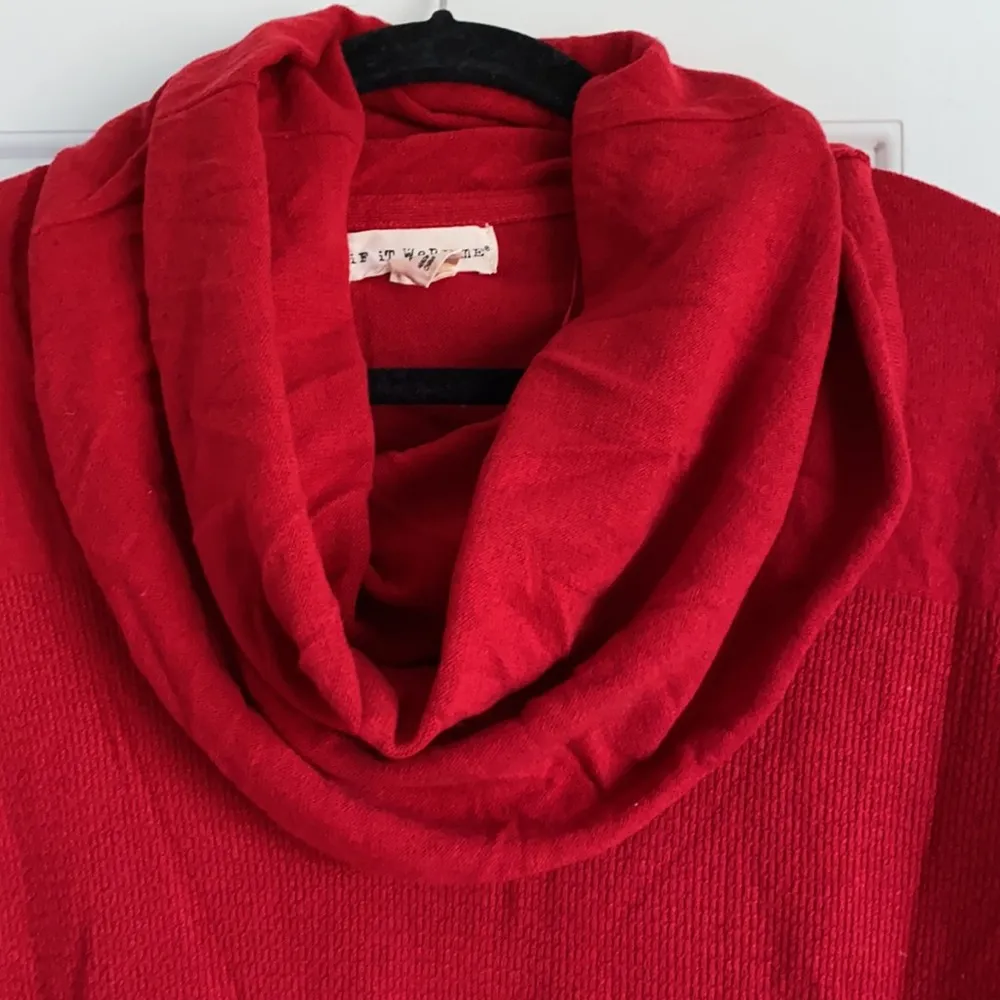 Cowl neck lightweight If It Were Me sweater - Image 3