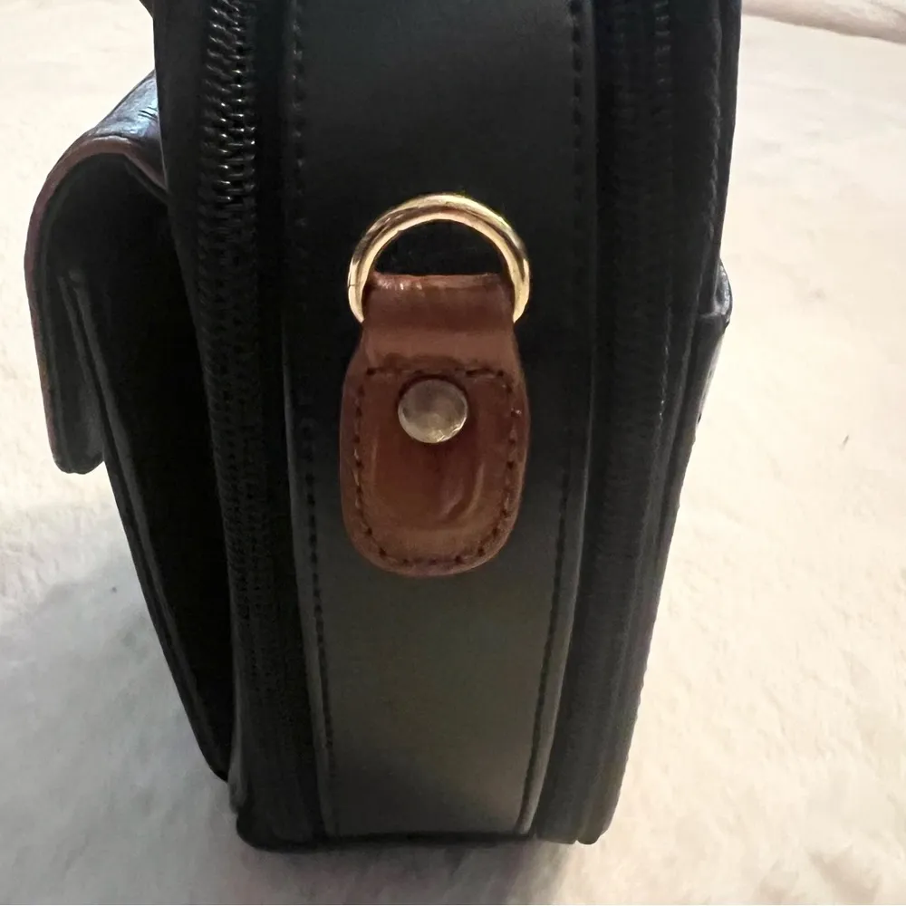 Vintage Bellarose Black & Brown Leather Handbag - Image 15