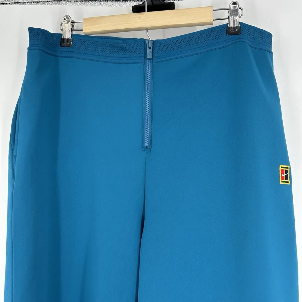 NEW Nike Court Dri FIT Heritage Womens Tennis Pants Teal Wide Leg Size XL - Image 2