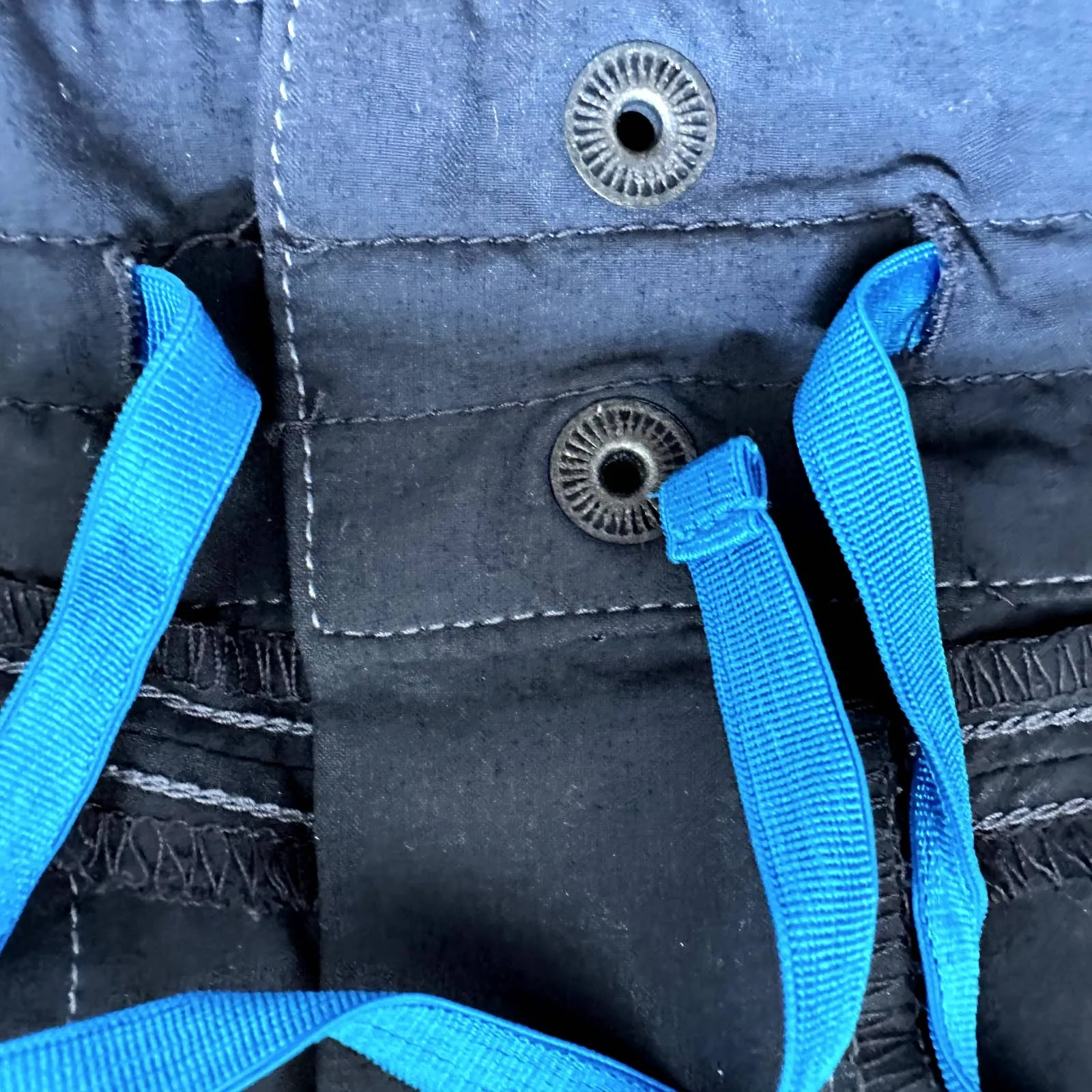 Kuhl Durango Shorts UPF 40 Water Resistant Drawstring Zip Dark Gray Blue 10 - Image 3