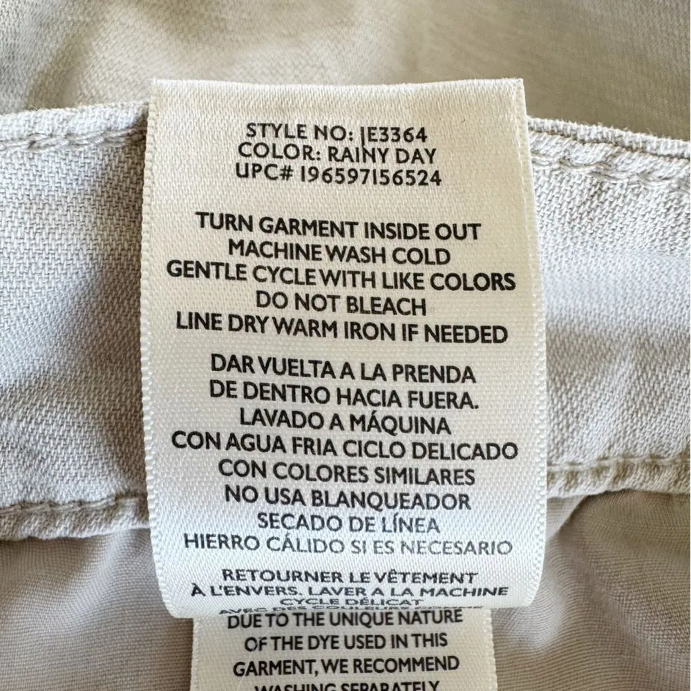 JOIE Pleated High Rise Linen Blend Shorts In Rainy Day Cotton Size L - Image 12