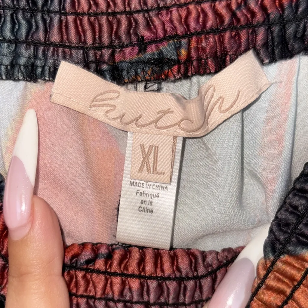 Anthropologie Hutch Geometric Colorful Wide Leg Pants - Image 7