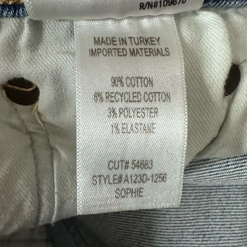 Agolde Sophie Jeans Distressed Size 28 - Image 6