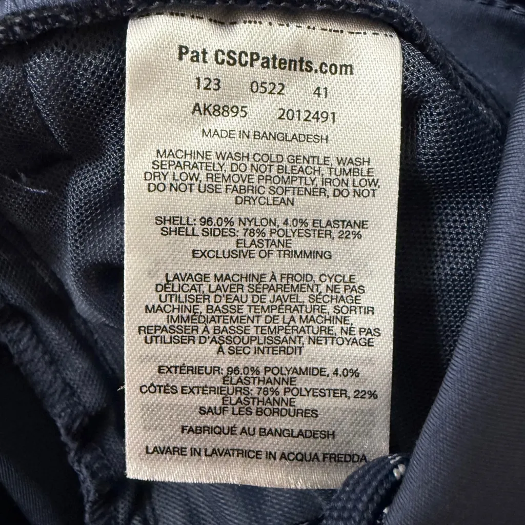 Women’s Columbia Pants XL Gray Blue Floral Print Joggers - Image 9