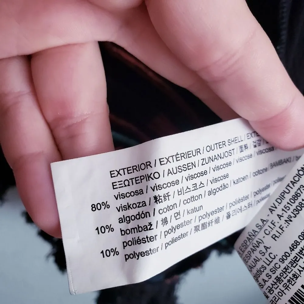 Pull & Bear Black Boho Embroidered Fringe Cardigan - Image 5