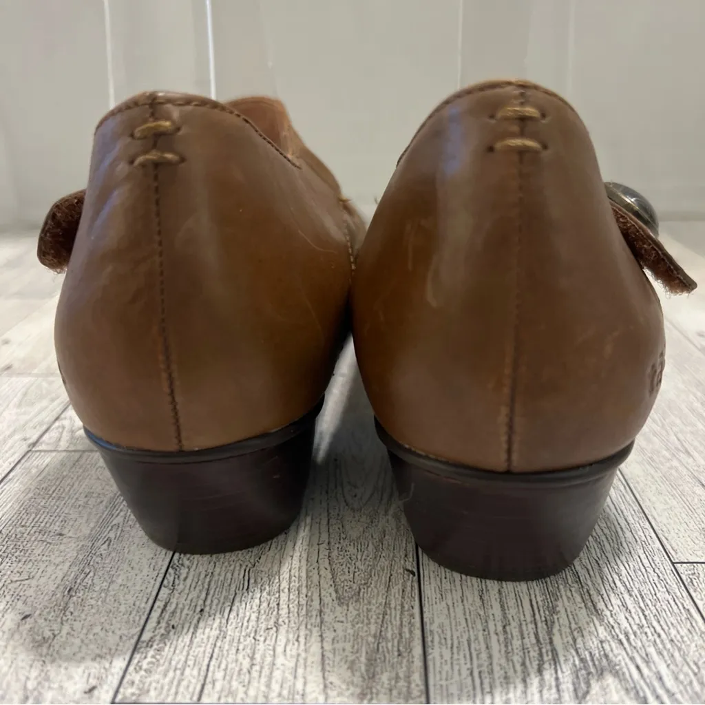 Taos Samba Mary Jane Shoes Women's Size 9 Brown Low Heels Pumps Comfort Work - Image 5