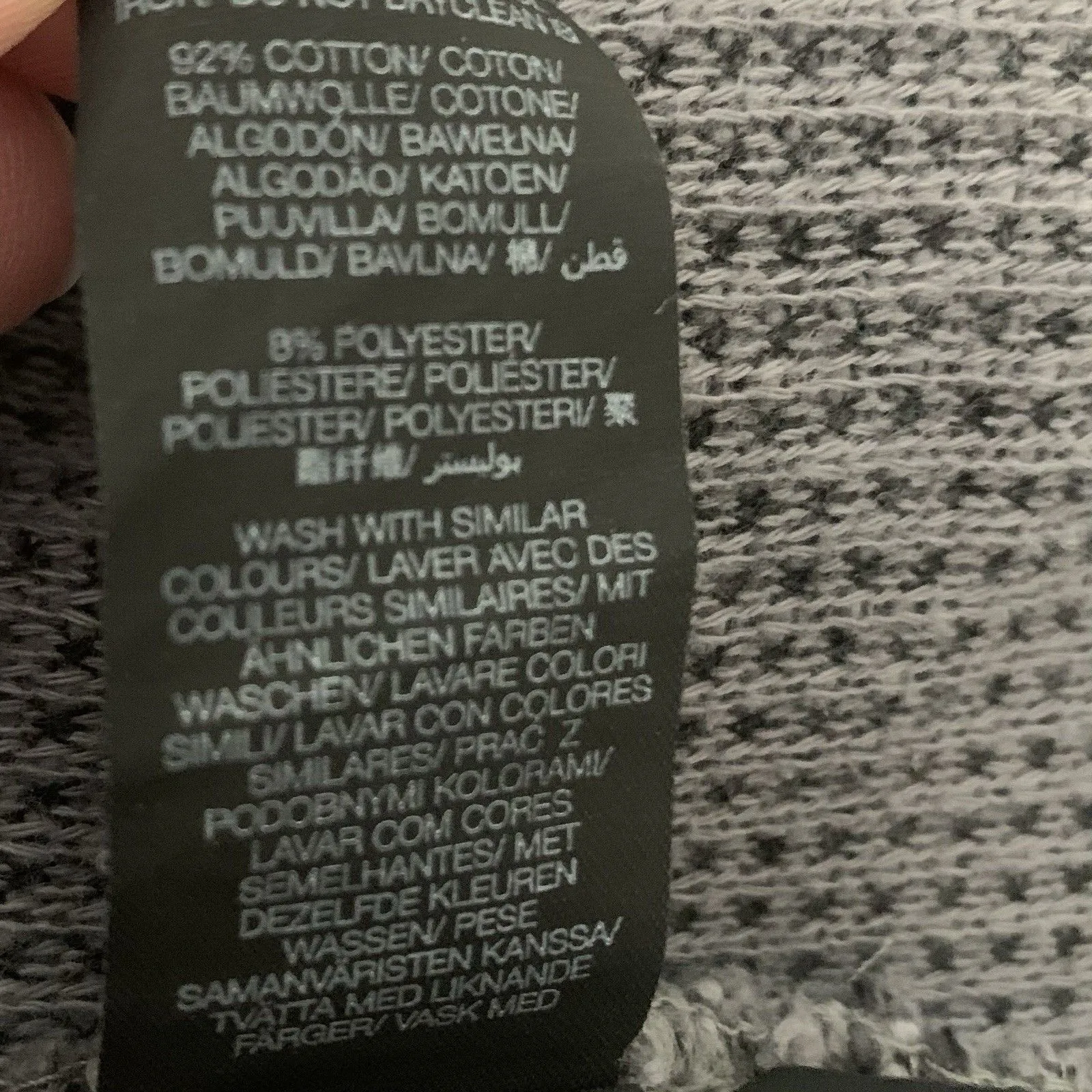 Sweaty Betty Charcoal Marl Gray Restful Boucle Full Zip Jacket Sz XS Sweater - Image 9