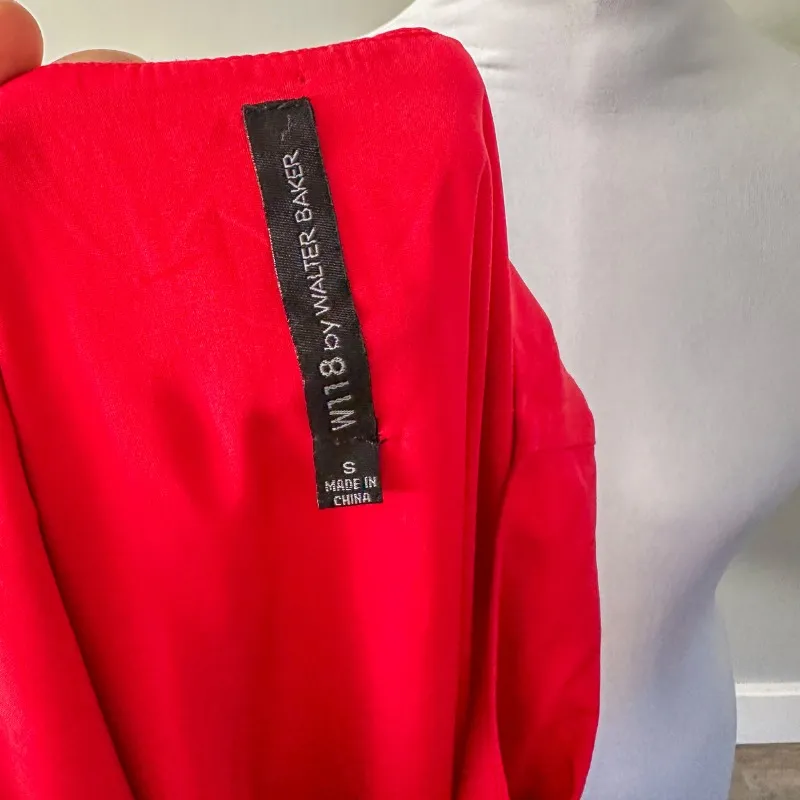 W118 by Walter Baker Red Shift Dress - Image 4