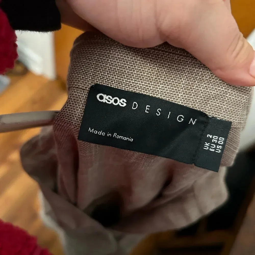 ASOS TAUPE BUTTON FRONT OVERSIZED SHIRT - Image 3