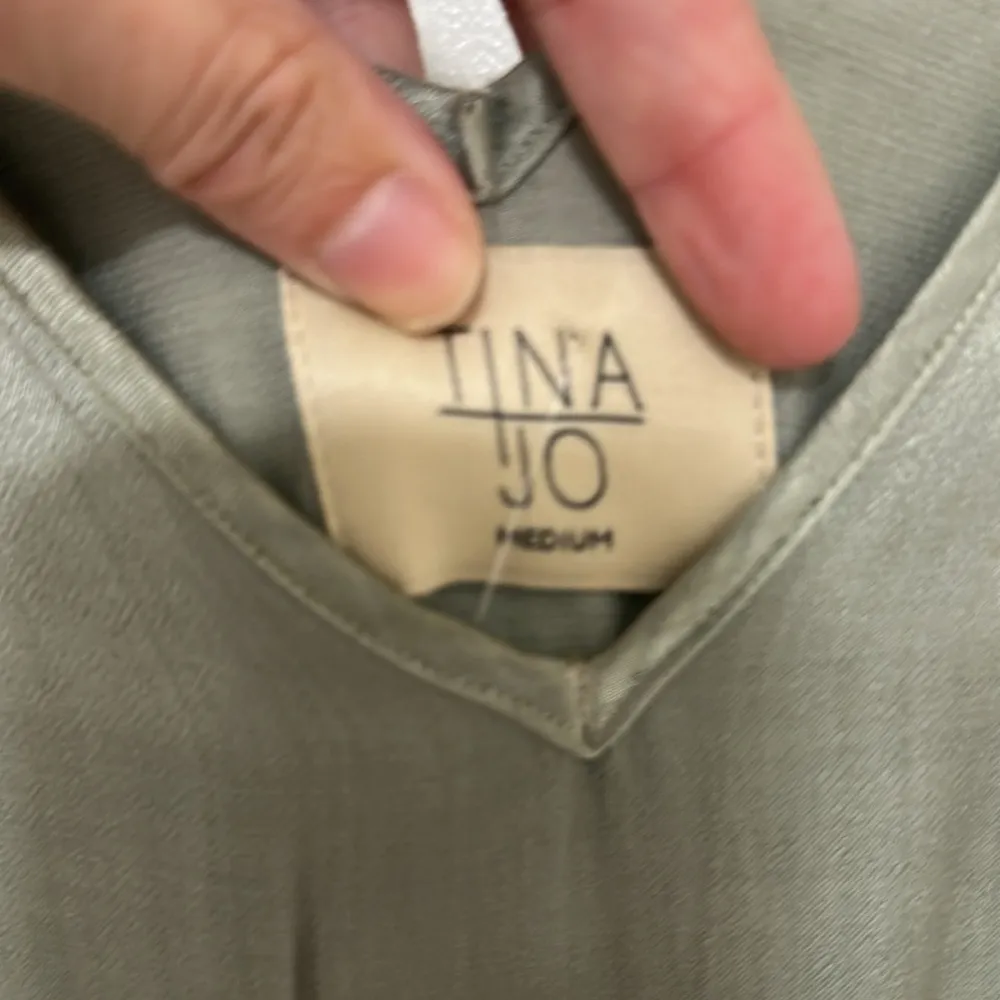 TINA + JO x ANTHROPOLOGIE | Tab Top Satin Jumpsuit - Image 5
