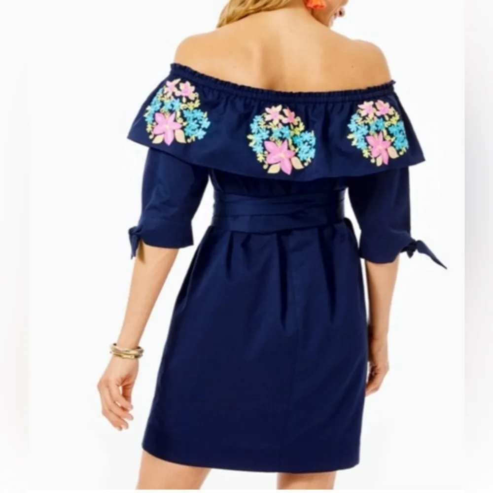 NEW Lilly Pulitzer Vanesa Off-The-Shoulder Dress XL - Image 4