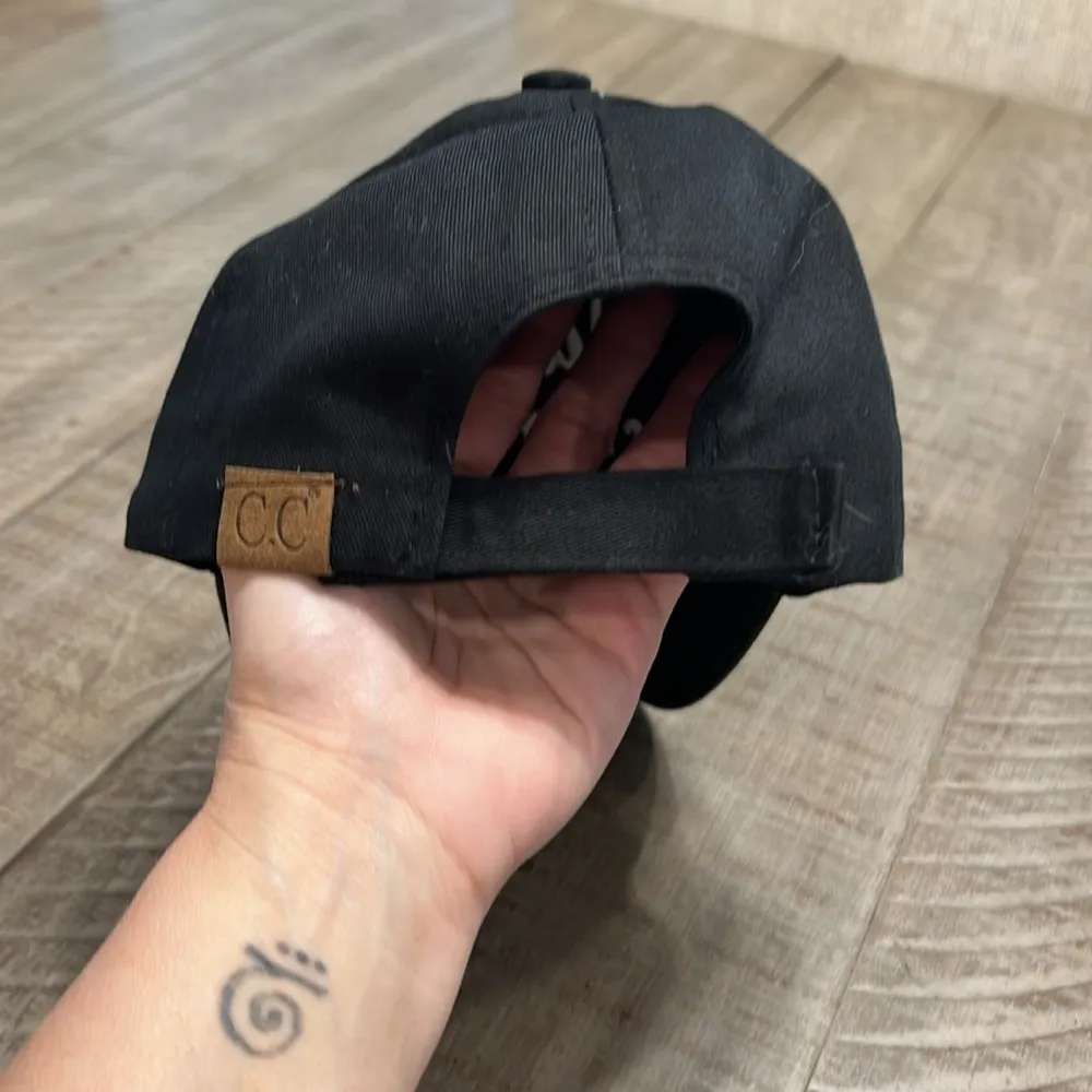 C.C. Brand Happy Camper Hat Baseball Cap Hook & Loop Adjustable like new! - Image 2