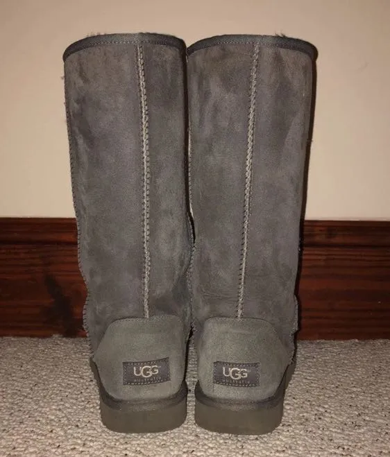 UGG Tall Grey  Boots - Image 3