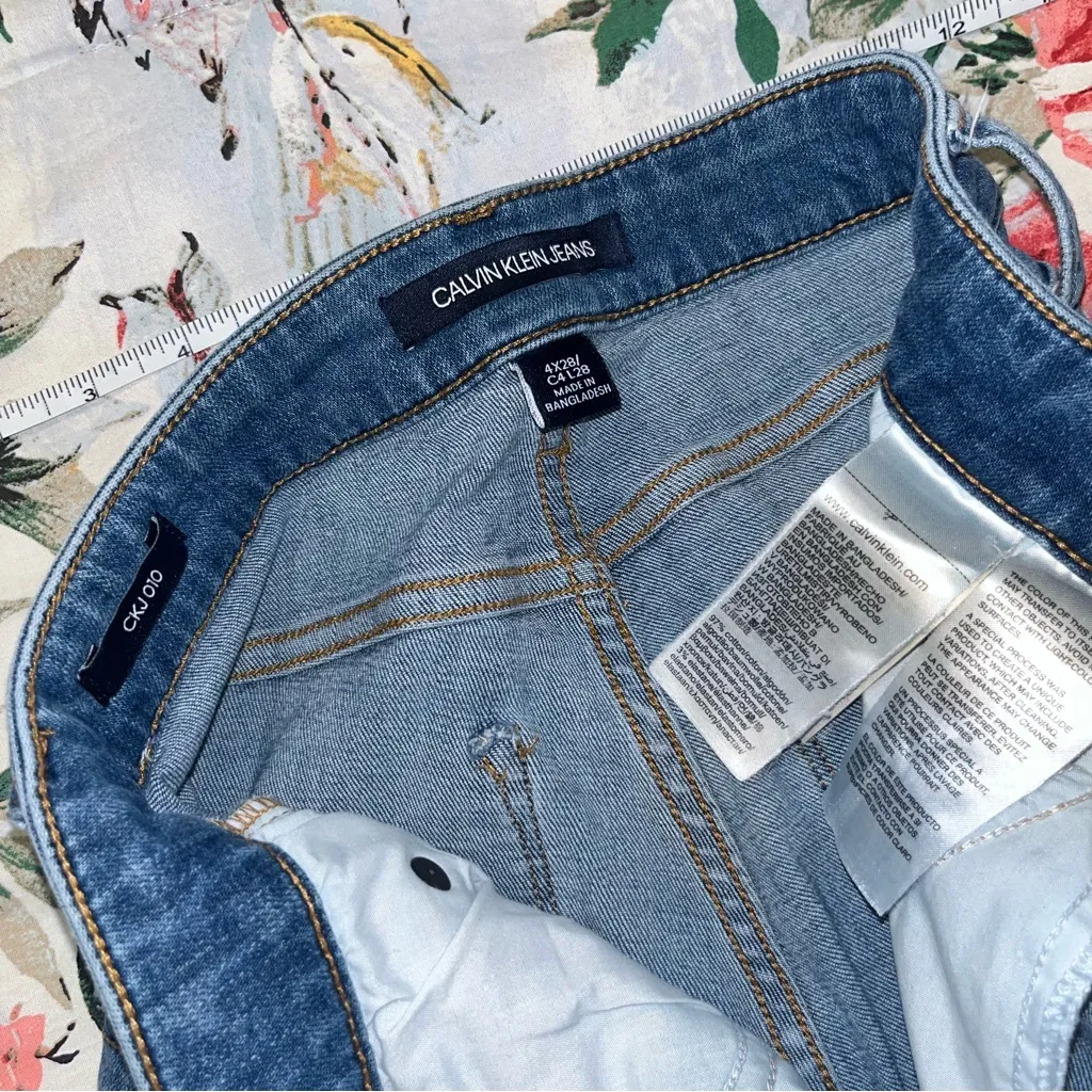 Calvin Klein High-Waisted Skinny Jeans, Light Wash (4x28) - Image 8