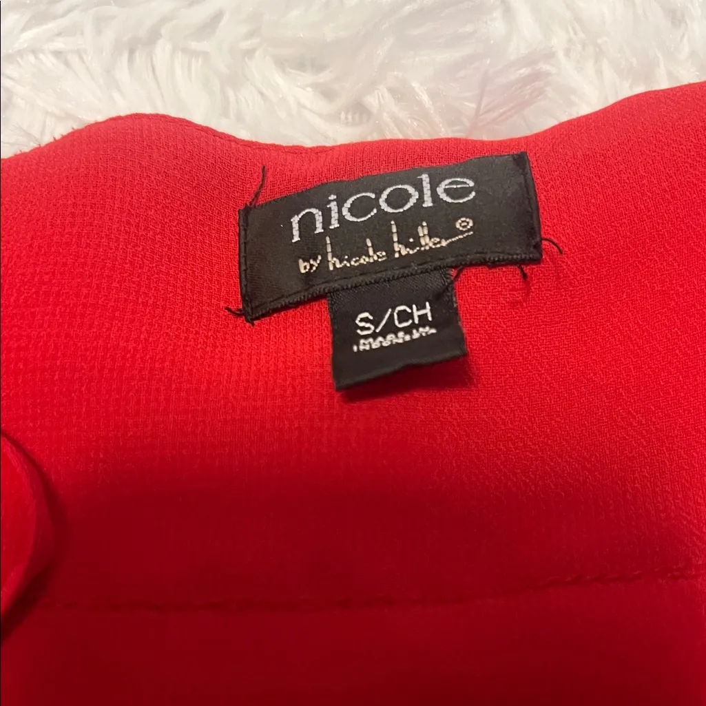 Nicole Miller Red Layered Camisole - Image 2