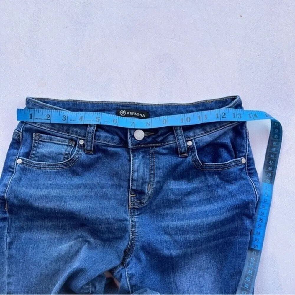 Versona Denim flared modern 26 blue woman. - Image 4