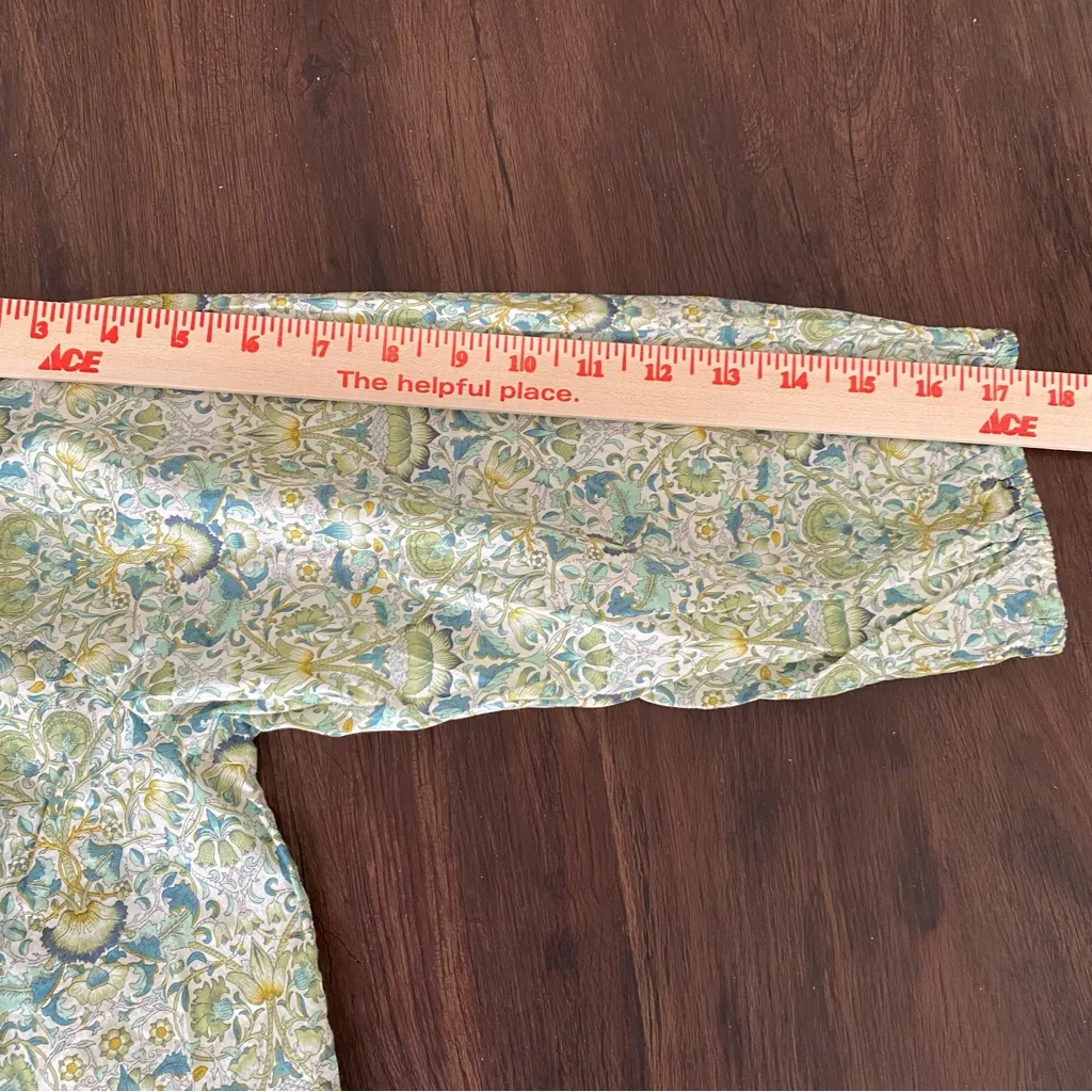 Liberty Art Fabrics For J. Crew Floral Peasant Bohemian Top in size S - Image 10