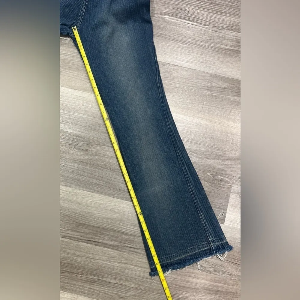 BDG urban outfitters low rise flare pinstripe jeans size 5/6 Y2K - Image 8