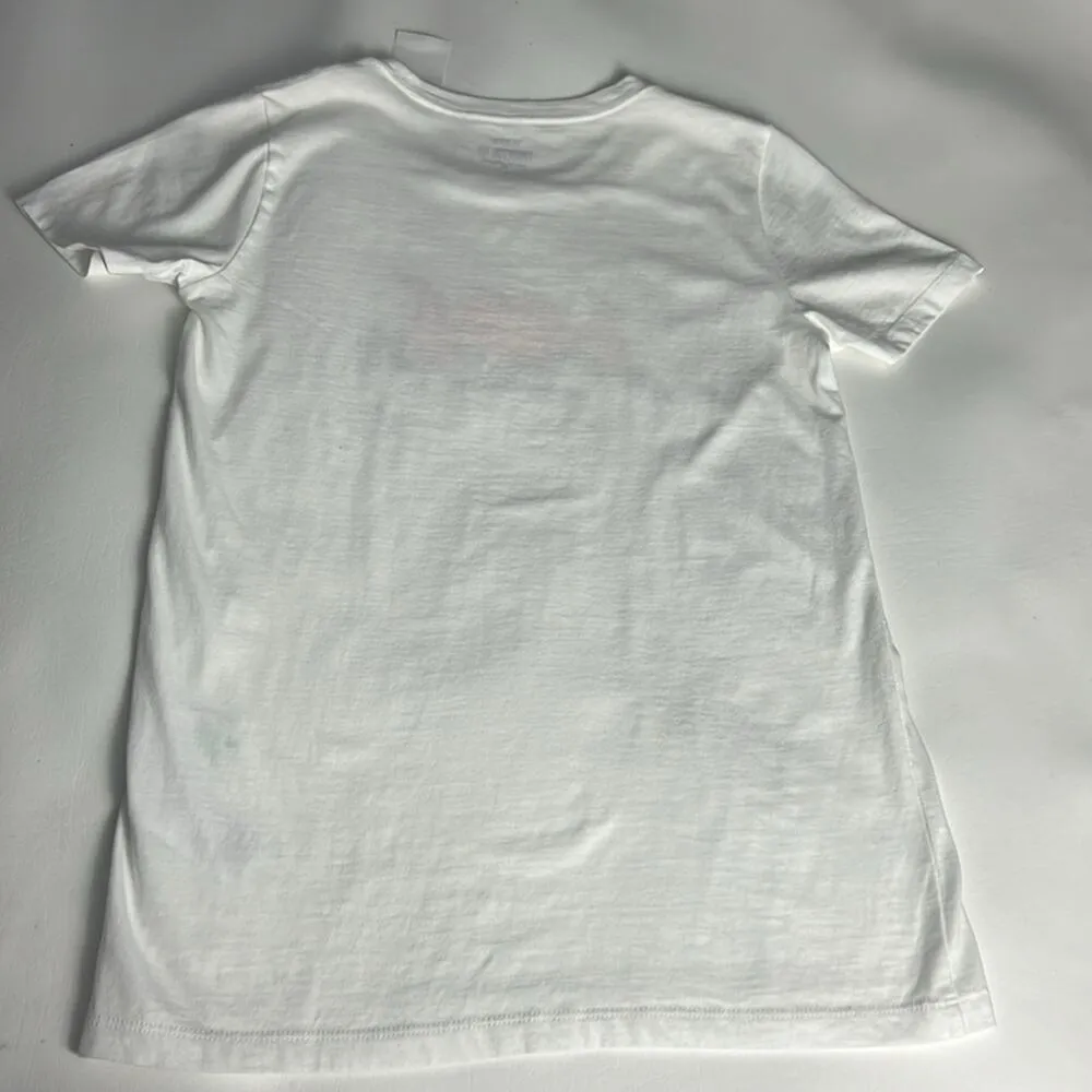 J.Crew Women's Collector Short Sleeve Crewneck White Graphic Fall Theme Tee XS - Image 9