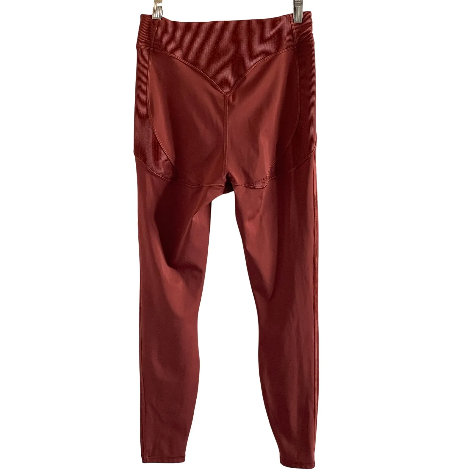 Savage X Fenty Womens Leggings Rust Red Medium - Image 9