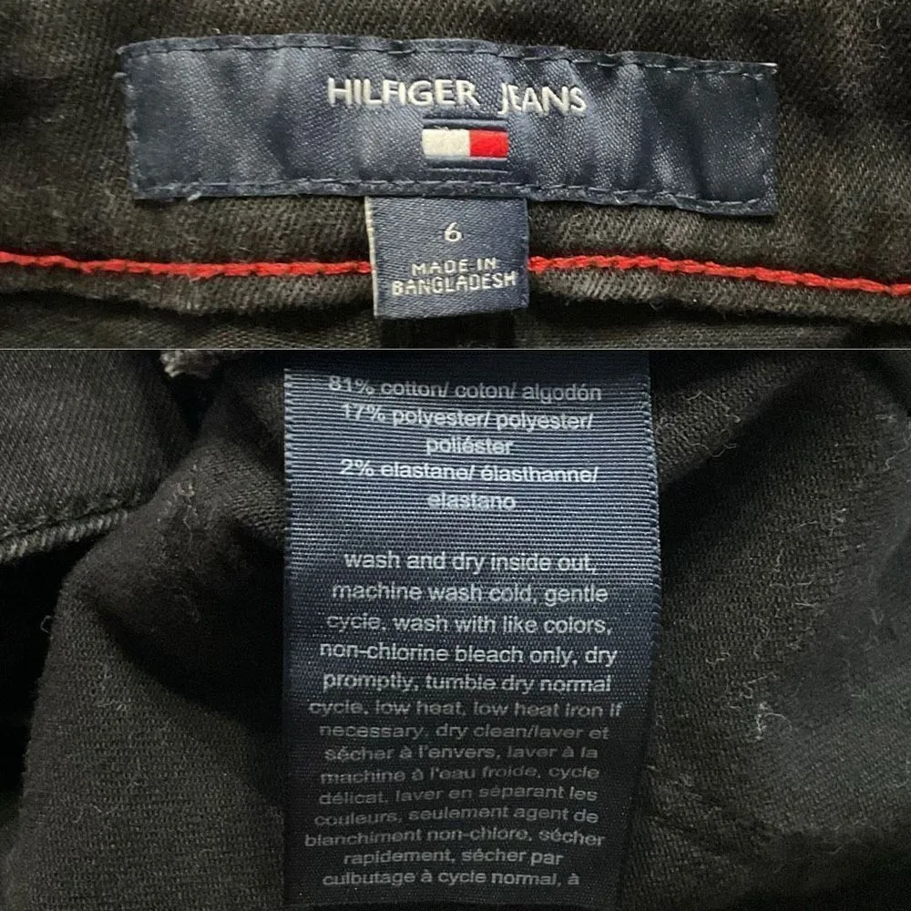 Tommy Hilfiger Black Custom Cutoff Shorts 6 - Image 5