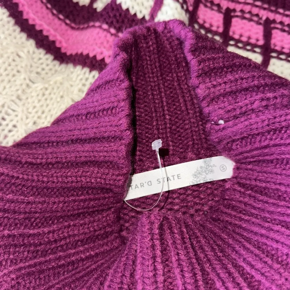 NWOT altard state chandler textured sweater Small Oversized - Image 8