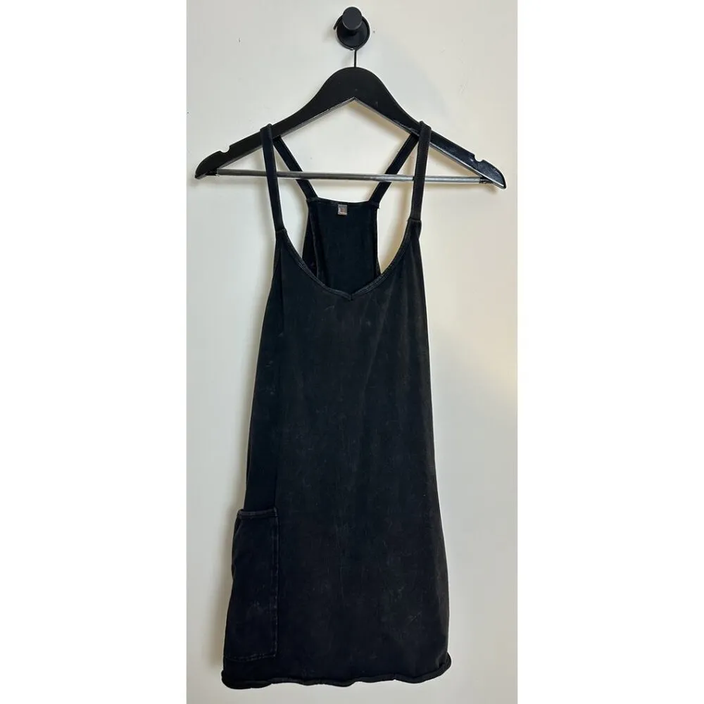 FREE PEOPLE Movement Hot Shot Mini Dress in Black Size Small - Image 4