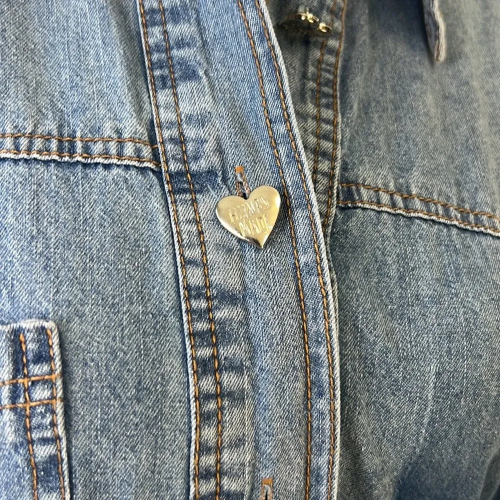 Women’s Human Made sleeveless denim top size medium - Image 4