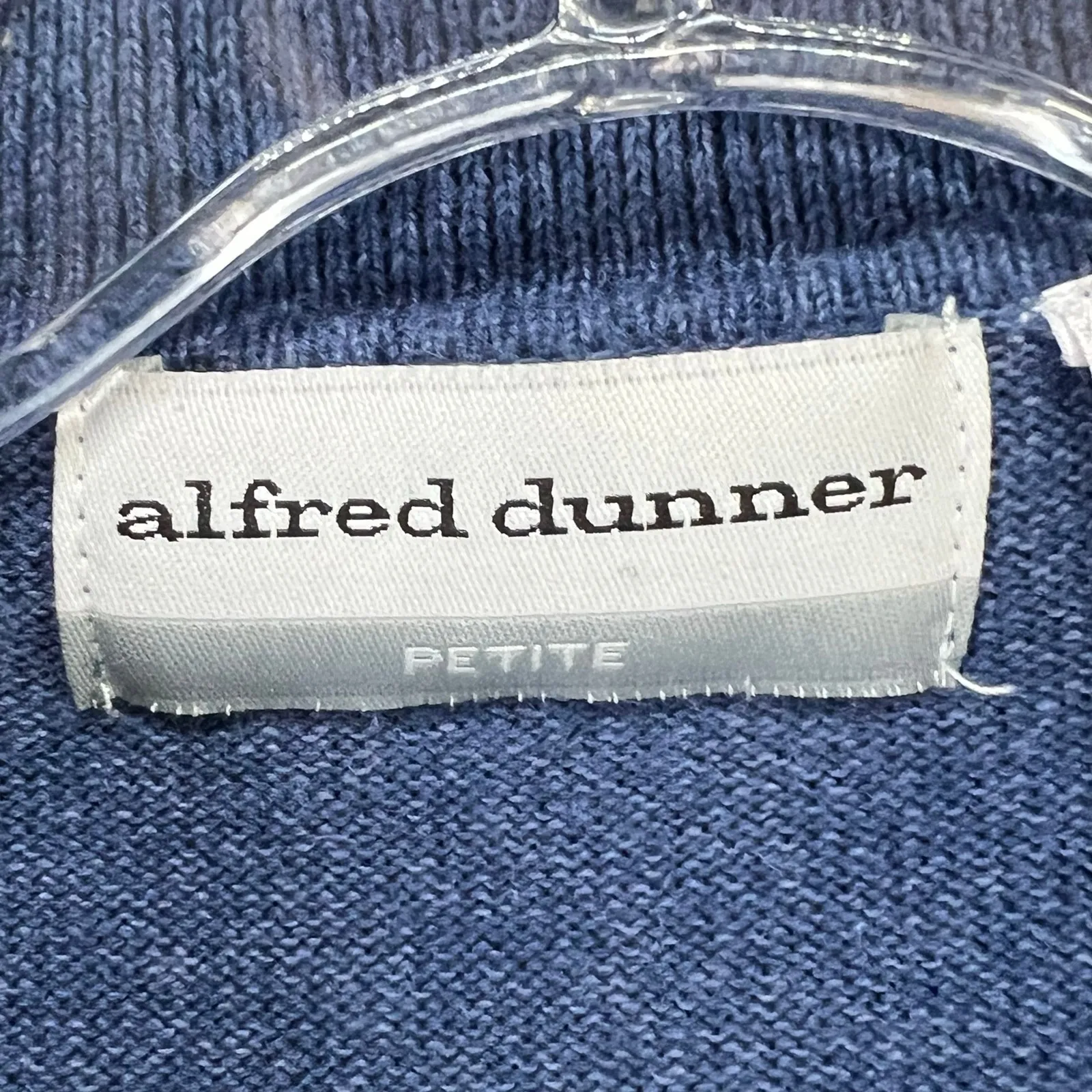 Alfred Dunner Sweater Women PXL Blue Patchwork Floral Granny Coastal Cottagecore Size undefined - Image 10