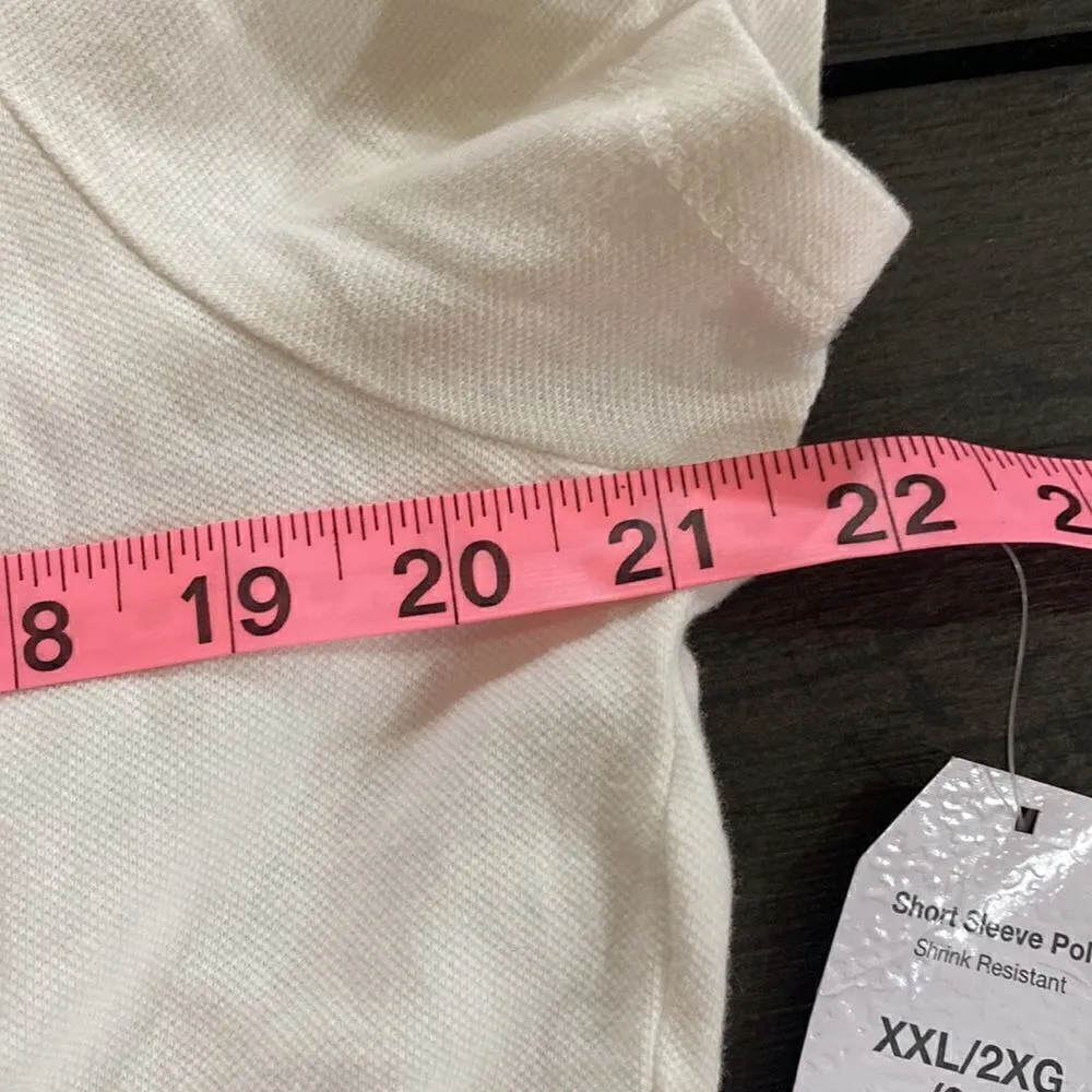 Time & Tru XXL white collared shirt button NWT White - Image 6