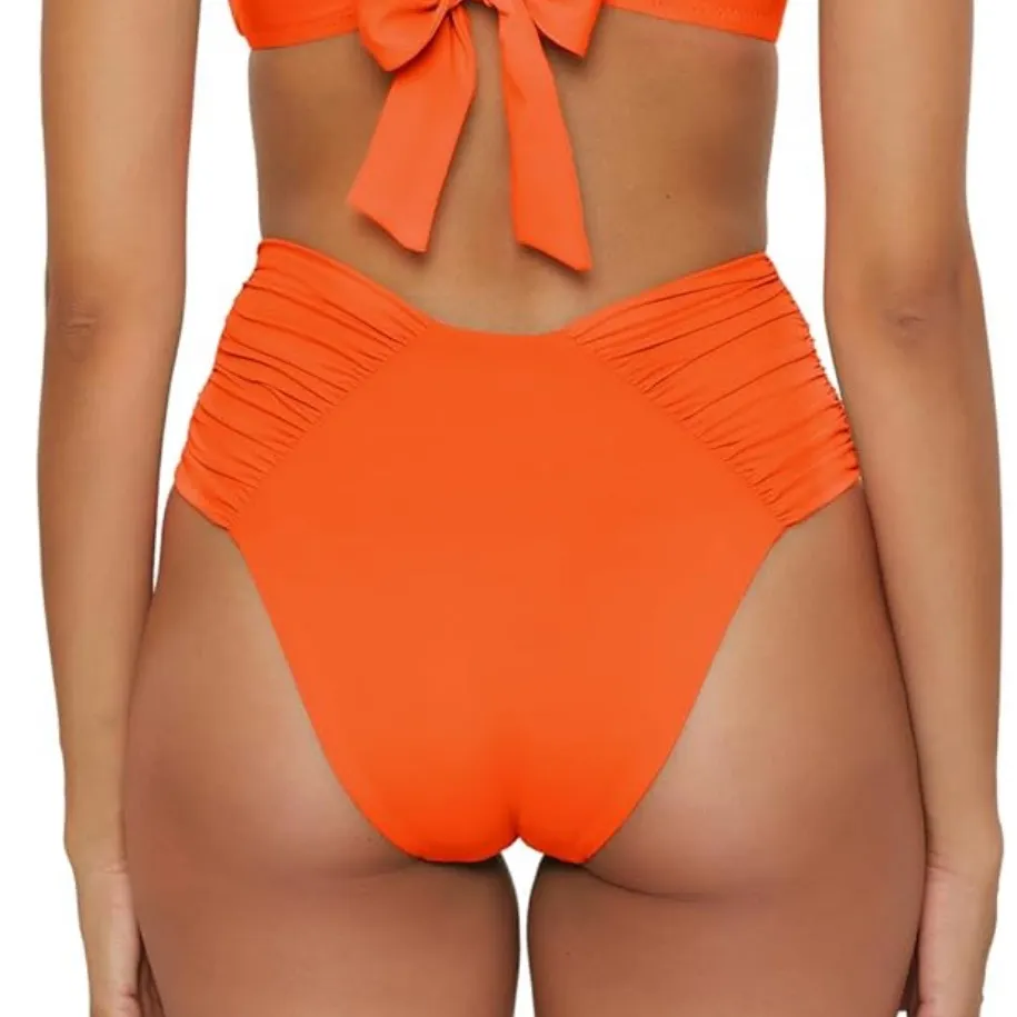 NWT BECCA Color Code Shirred French Cut Bikini Bottom, Cheeky Coverage‎ - M - Image 3