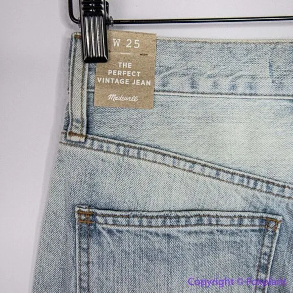 NEW Madewell The Perfect Vintage Jean in Fitzgerald Wash,‎ 25 - Image 12