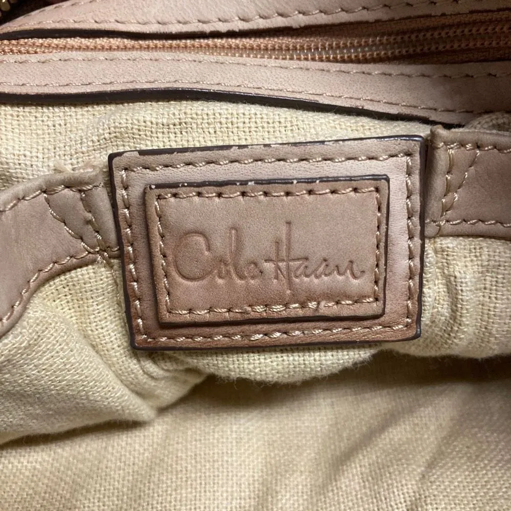 COLE HAAN Women’s Fabric‎ Rope Bag Tan 12.5X3X10 - Image 6