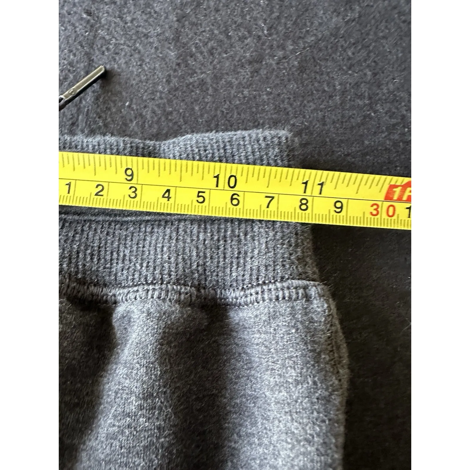 Lululemon Start Anew Skirt ‎ Heathered Grey Cotton Elastane Ribbed Sides Size 2 Gray - Image 5