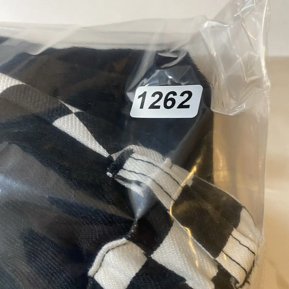 Hot Topic Checkered Split black‎ Bermuda Women's Shorts Sz Small - Image 10