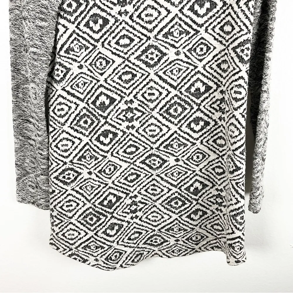 ANTHROPOLOGIE POSTMARK Konya Ikat Cowl Neck Pockets Aztec Print Sweater Small - Image 8