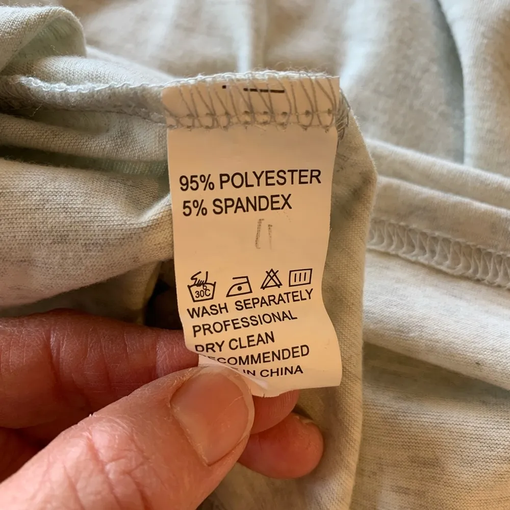 Heather Gray Dress Ladder Long Sleeve Comfy Knit Shift Short Date Night - Image 13