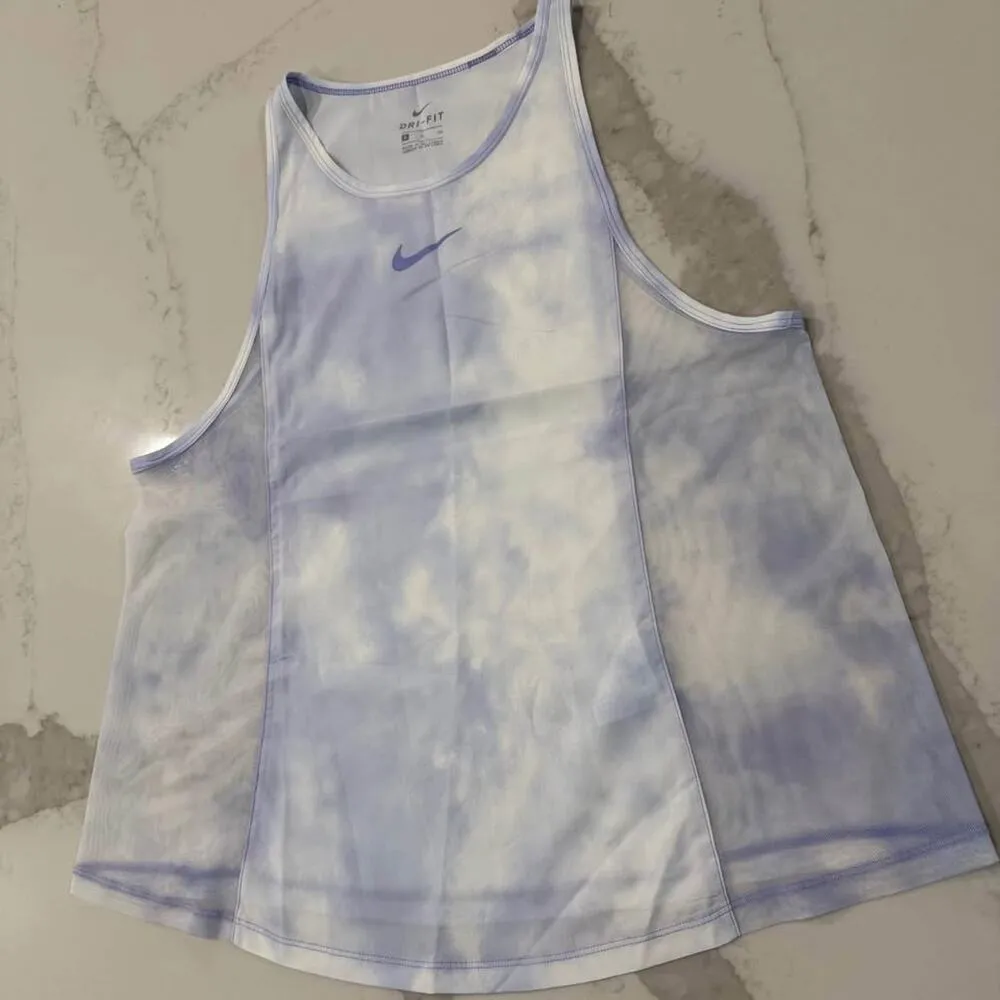 Nike Icon Clash City Sleek Athletic Running Tank Top Womens Small Thistle Purple - Image 2