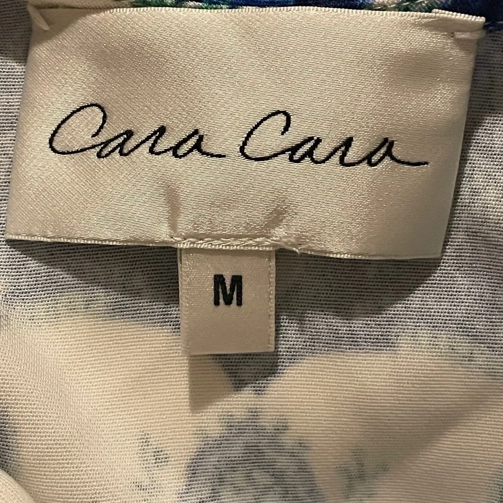 Cara Cara Aria Long Sleeve Maxi Dress Blue Size M - Image 3