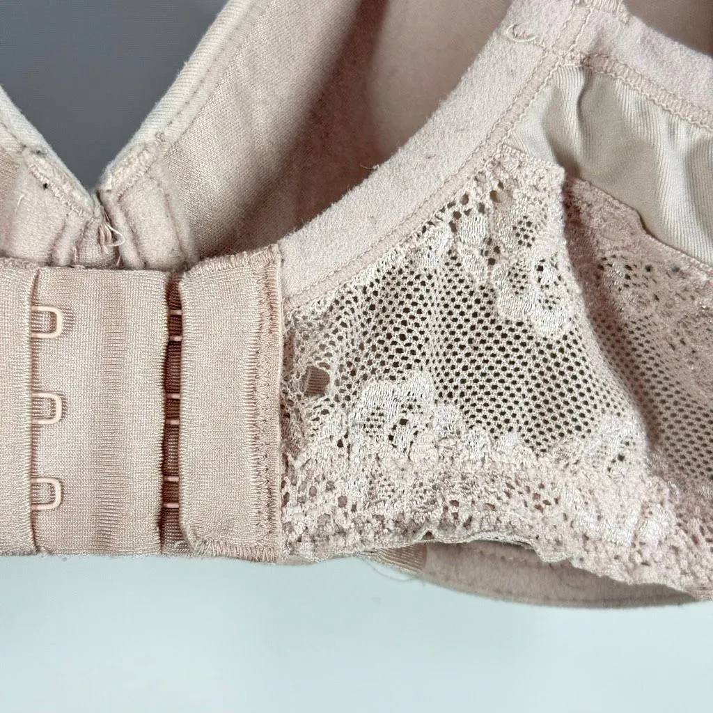 C 18 Natori Bliss Perfection Contour Underwire Bra Rose Beige size 36DD Tan - Image 11