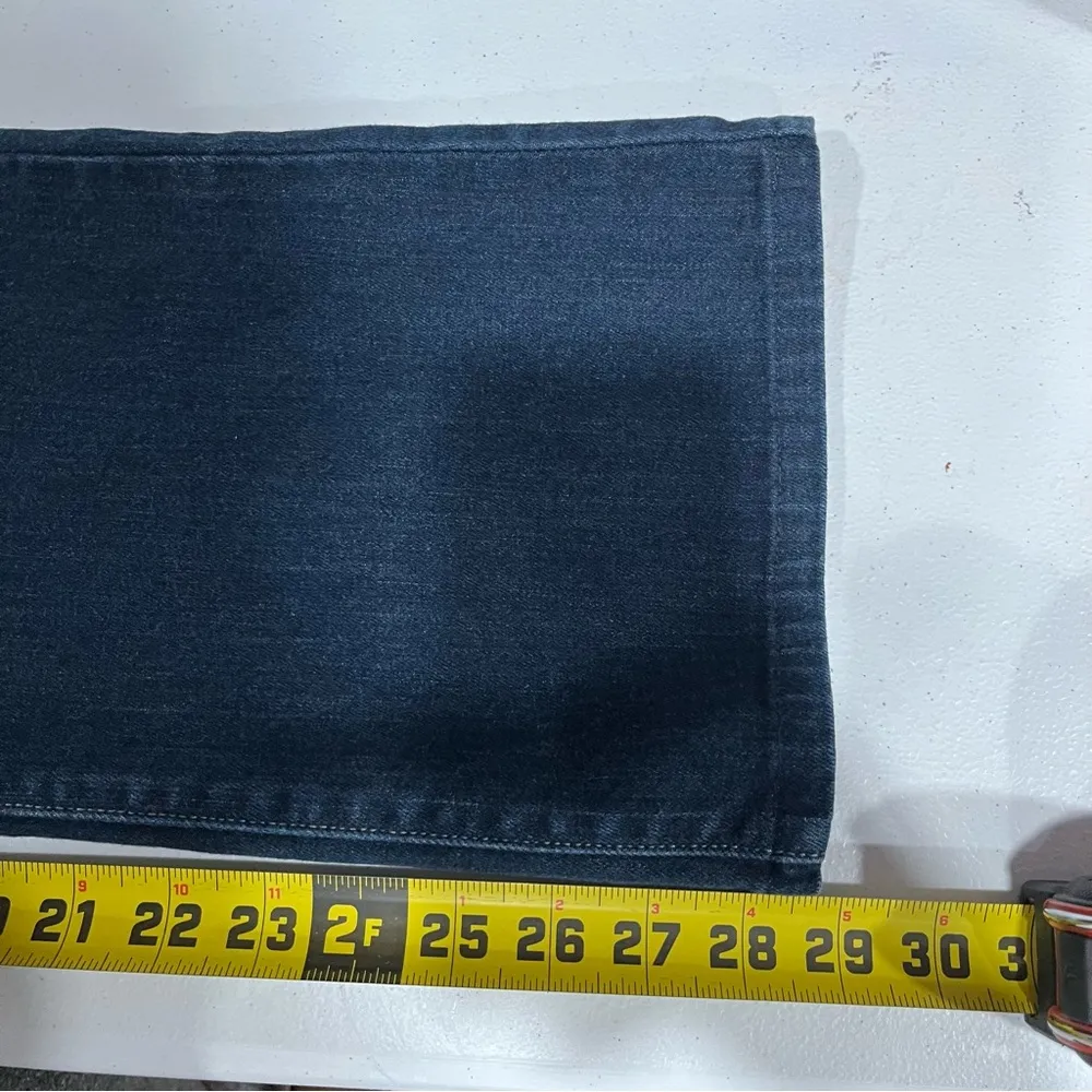 Vintage Y2K Levi's 545 Low Rise Boot Cut Jeans dark Blue wash, 10 medium - Image 8