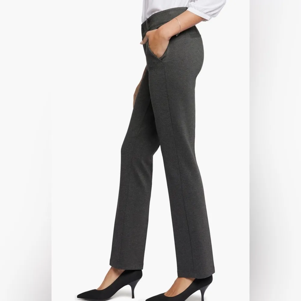 NYDJ Trousers Charcoal Trousers Gray Lift Tuck Technology Stretch Career Pants - Image 10