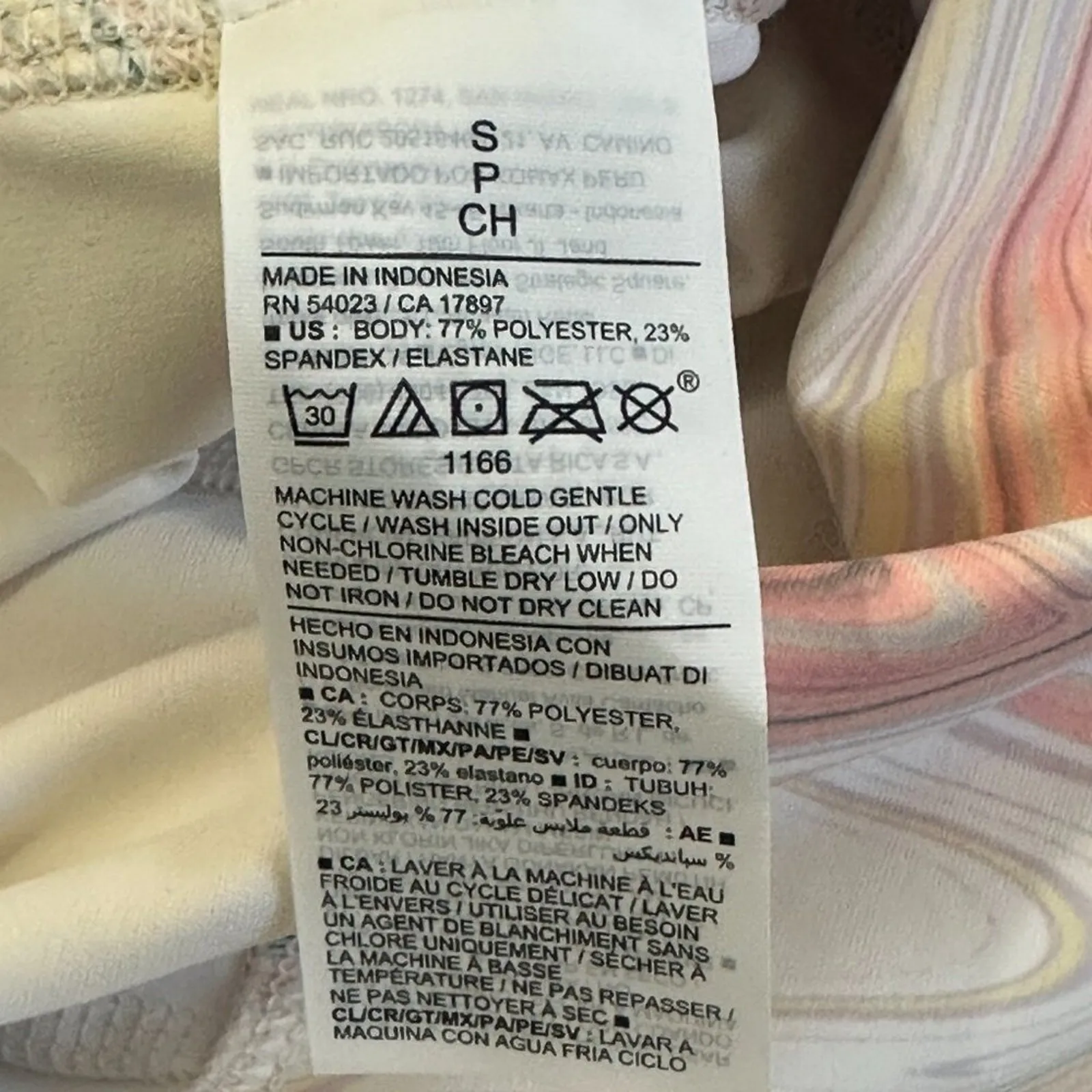 NWT Old Navy PowerSoft Leggings Womens S Marble Swirl High Rise Yoga Athleisure - Image 6