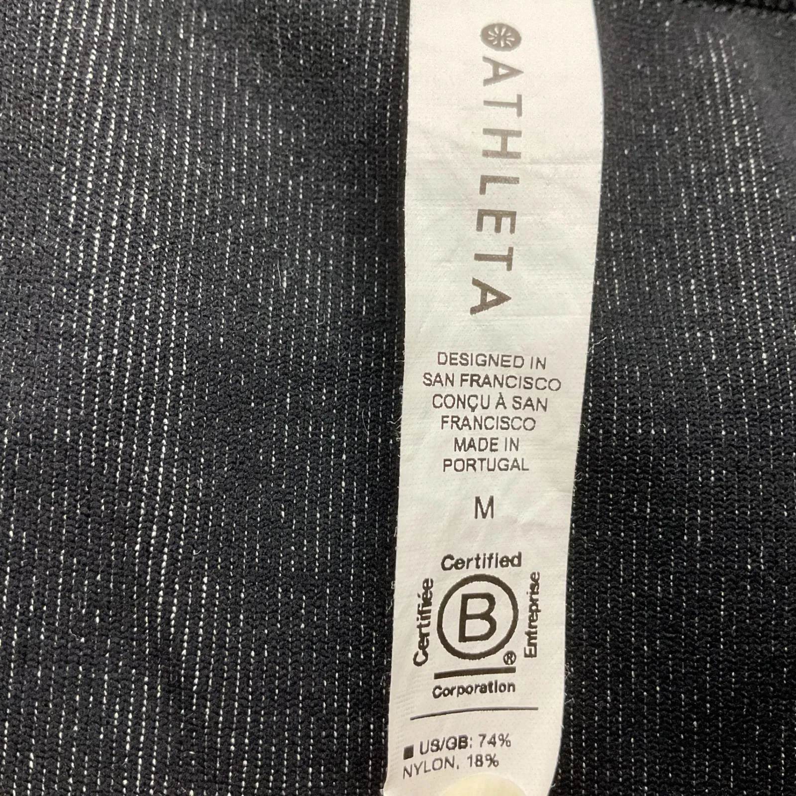 Athleta Aurora Crop Rib Top Medium Print Seamless Tank Athletic - Image 3