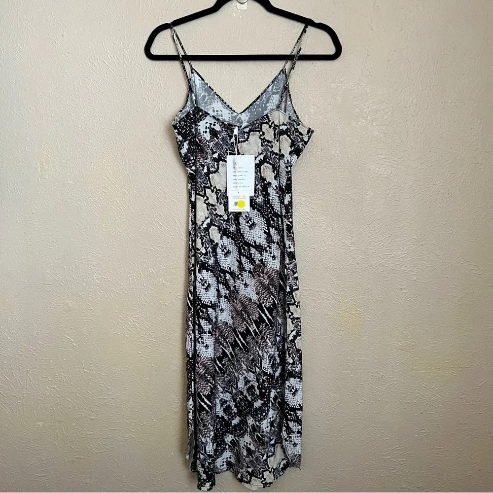 NWT Hey You Snake Print Strappy Slip Dress Small - Image 3