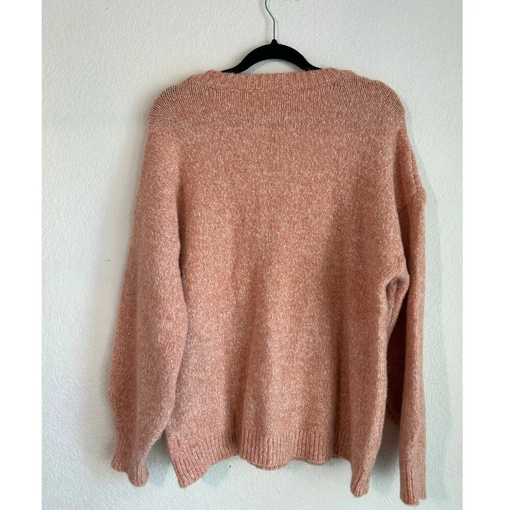 Stitch Fix Pink Clover Etienne Long Sleeve Blush Pink Pullover Sweater Size XL - Image 5